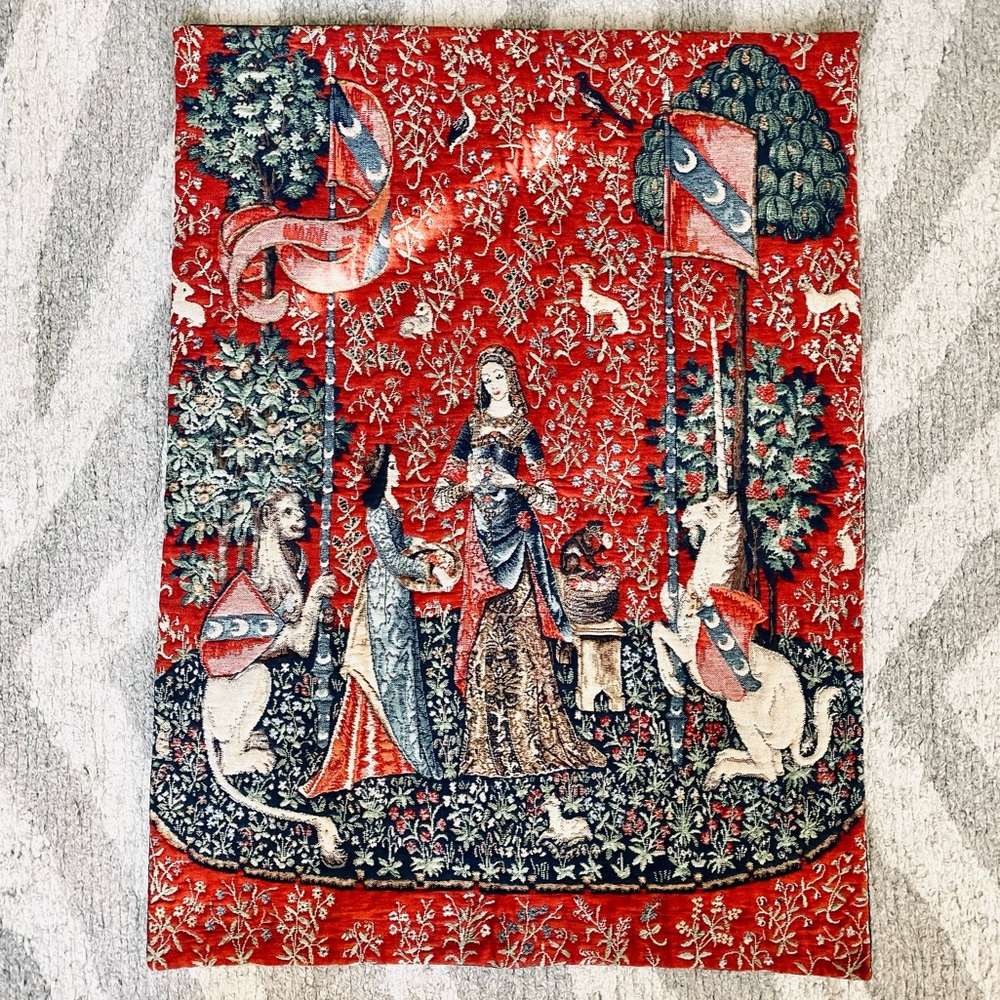 The Lady and the Unicorn Tapestry Wall Hanging